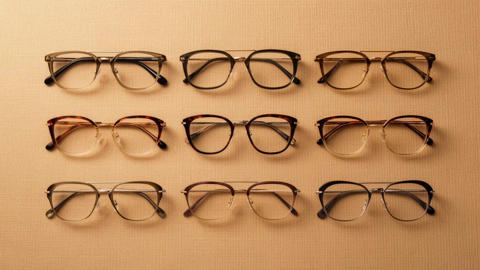 Collection de lunettes en promotion chez un centre optique de Montréal